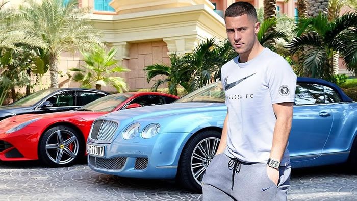 quais são os jogadores de futebol mais ricos do mundo Eden Hazard